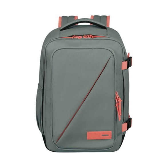 AMERICAN TOURISTER Mochila Cabine Ryanair Take2Cabin Verde/Coral | Ref. 92.149174-A635