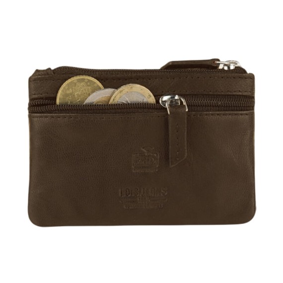 Bolsa para Moedas e Chaves LOIS Lefroy Castanha | Ref. 237.20830202