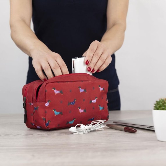 Necessaire SKPAT Lausana Vermelho | Ref. 237.13284503 Necessaire SKPAT Lausana Vermelho | Ref. 237.13284503