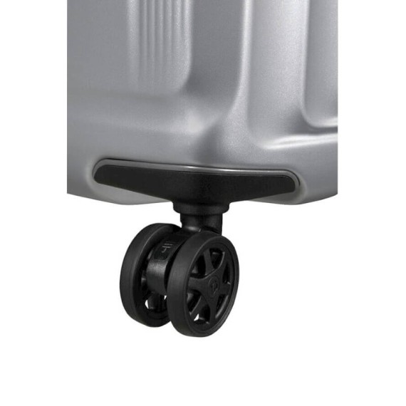 SAMSONITE Mala Viagem / Trolley Gigante 80cm Nuon Prata Matte | Ref. 92.153973-4052