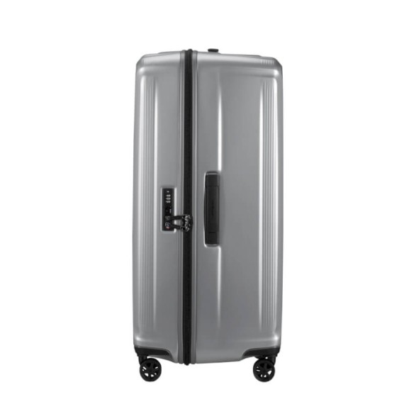 SAMSONITE Mala Viagem / Trolley Gigante 80cm Nuon Prata Matte | Ref. 92.153973-4052