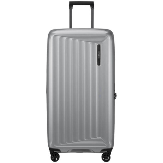 SAMSONITE Mala Viagem / Trolley Gigante 80cm Nuon Prata Matte | Ref. 92.153973-4052