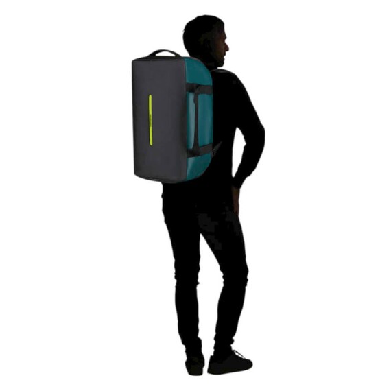 SAMSONITE Saco Viagem / Mochila Cabine 55cm Ecodiver Azul Petróleo/Lima | Ref. 92.140875-A567 SAMSONITE Saco Viagem / Mochila Cabine 55cm Ecodiver Azul Petróleo/Lima | Ref. 92.140875-A567