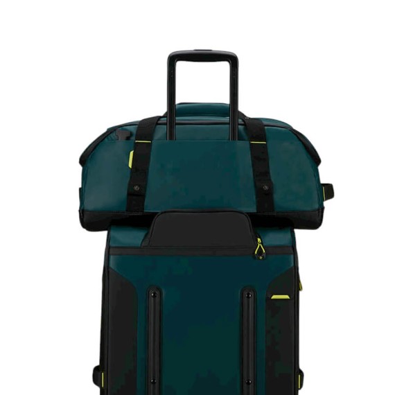 SAMSONITE Saco Viagem / Mochila Cabine 55cm Ecodiver Azul Petróleo/Lima | Ref. 92.140875-A567 SAMSONITE Saco Viagem / Mochila Cabine 55cm Ecodiver Azul Petróleo/Lima | Ref. 92.140875-A567
