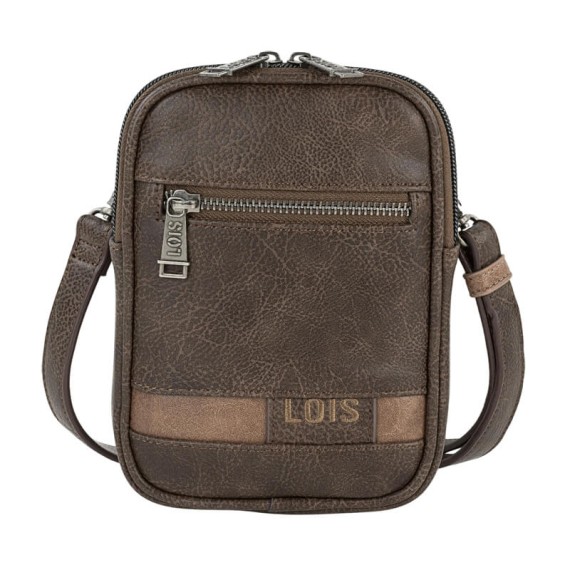Bolsa de Tiracolo Pequena LOIS Grant Castanha | Ref. 237.31021702