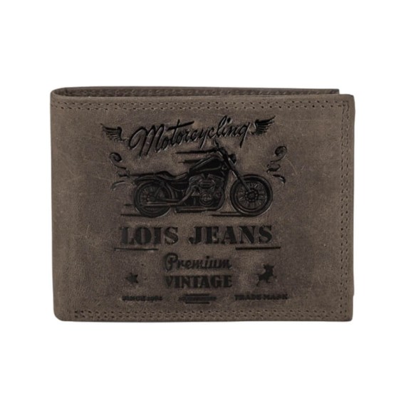 Carteira Horizontal c/ Porta-Moedas LOIS Dubbo Castanha | Ref. 237.20851101