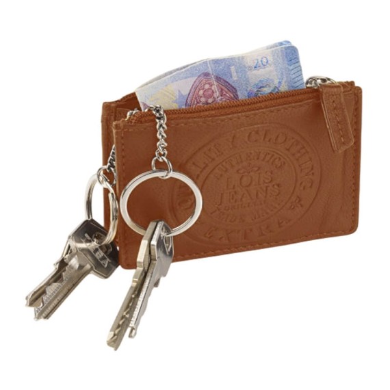 Carteira Porta-Cartões / Porta-Chaves LOIS Lefroy Camel | Ref. 237.20834403 Carteira Porta-Cartões / Porta-Chaves LOIS Lefroy Camel | Ref. 237.20834403