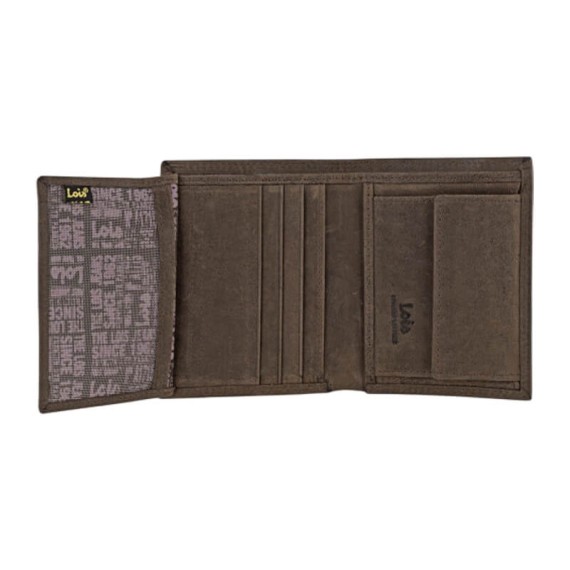 Carteira Vertical c/ Porta-Moedas LOIS Dubbo Castanha | Ref. 237.20852001