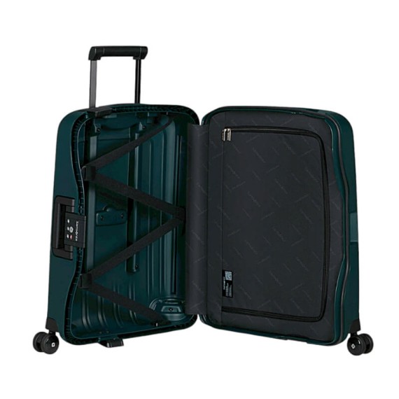 SAMSONITE Mala Cabine / Trolley 55cm 4R S’Cure Verde Petróleo Escuro | Ref. 92.49539-5257