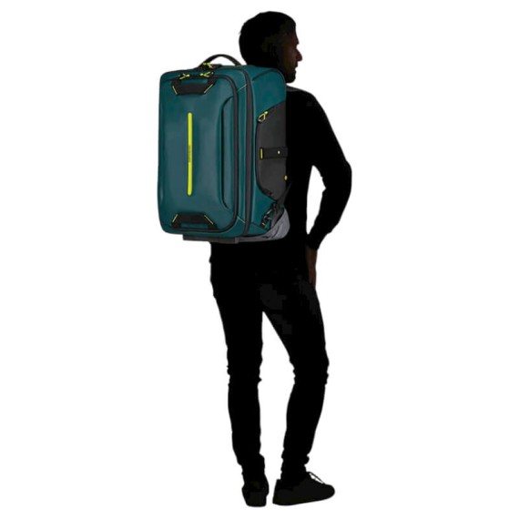 SAMSONITE Mala de Cabine / Mochila 55cm 2R Ecodiver Azul Petróleo/Lima | Ref. 92.140882-A567