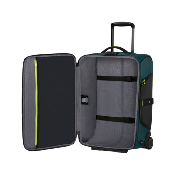 SAMSONITE Mala de Cabine / Mochila 55cm 2R Ecodiver Azul Petróleo/Lima | Ref. 92.140882-A567