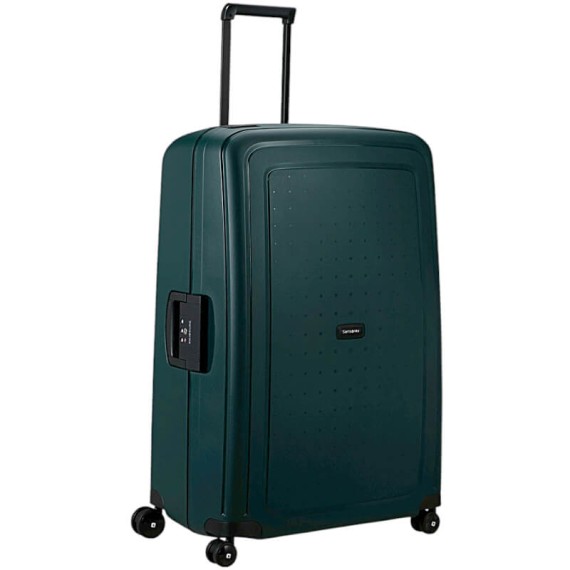 SAMSONITE Mala Viagem / Trolley Gigante 81cm 4R S’Cure Verde Petróleo Escuro | Ref. 92.59244-5257