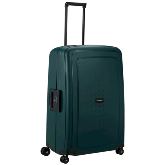 SAMSONITE Mala Viagem / Trolley Grande 75cm 4R S’Cure Verde Petróleo Escuro | Ref. 92.49308-5257