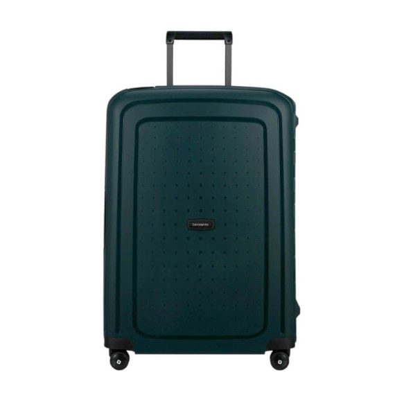 SAMSONITE Mala Viagem / Trolley Média 69cm 4R S’Cure Verde Petróleo Escuro | Ref. 92.49307-5257