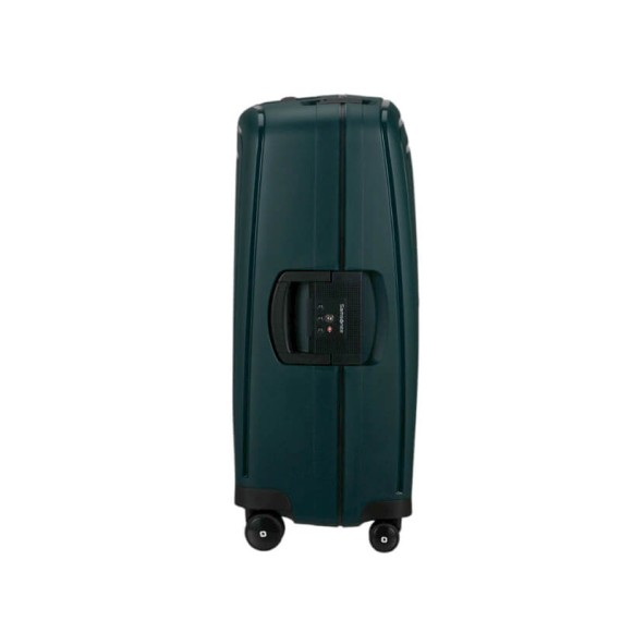 SAMSONITE Mala Viagem / Trolley Média 69cm 4R S’Cure Verde Petróleo Escuro | Ref. 92.49307-5257