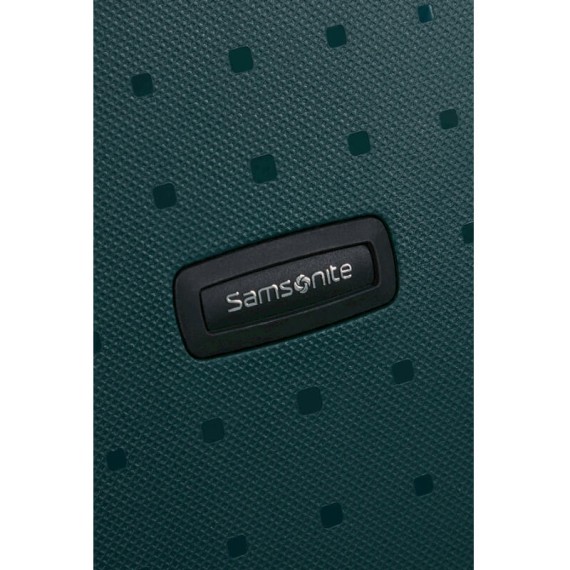 SAMSONITE Mala Viagem / Trolley Média 69cm 4R S’Cure Verde Petróleo Escuro | Ref. 92.49307-5257