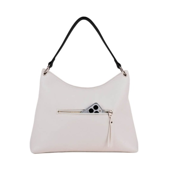 Mala de Ombro LOIS Duluth Branco/Preto | Ref. 237.32567001