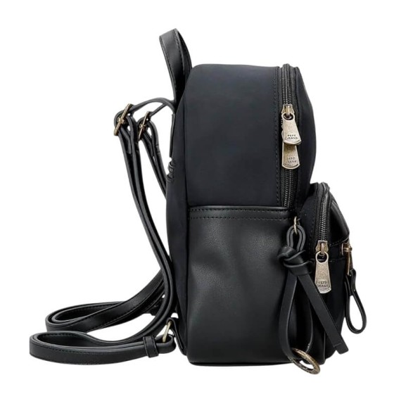Mochila Casual 25Cm PEPE JEANS Morgan Preta | Ref. 186.7922031