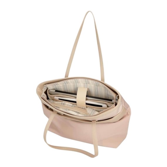 Saco de Ombro para Portátil/Tablet PEPE JEANS Morgan Bege | Ref. 186.7927533