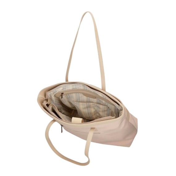 Saco de Ombro para Portátil/Tablet PEPE JEANS Morgan Bege | Ref. 186.7927533