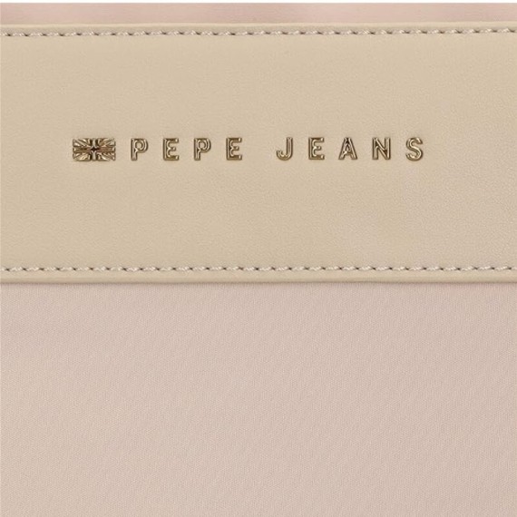 Saco de Ombro para Portátil/Tablet PEPE JEANS Morgan Bege | Ref. 186.7927533