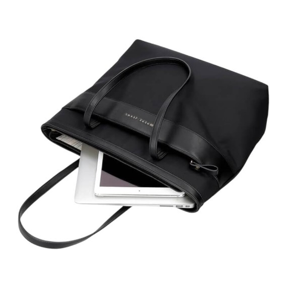 Saco de Ombro para Portátil/Tablet PEPE JEANS Morgan Preto | Ref. 186.7927531