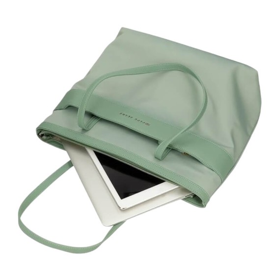 Saco de Ombro para Portátil/Tablet PEPE JEANS Morgan Verde | Ref. 186.7927534