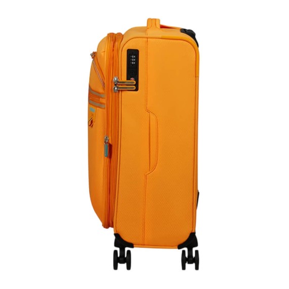AMERICAN TOURISTER Mala de Cabine 55cm 4R Exp. AeroSpin Laranja | Ref. 92.153536-0595