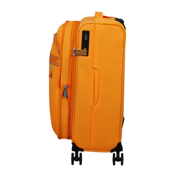 AMERICAN TOURISTER Mala de Cabine 55cm 4R Exp. AeroSpin Laranja | Ref. 92.153536-0595