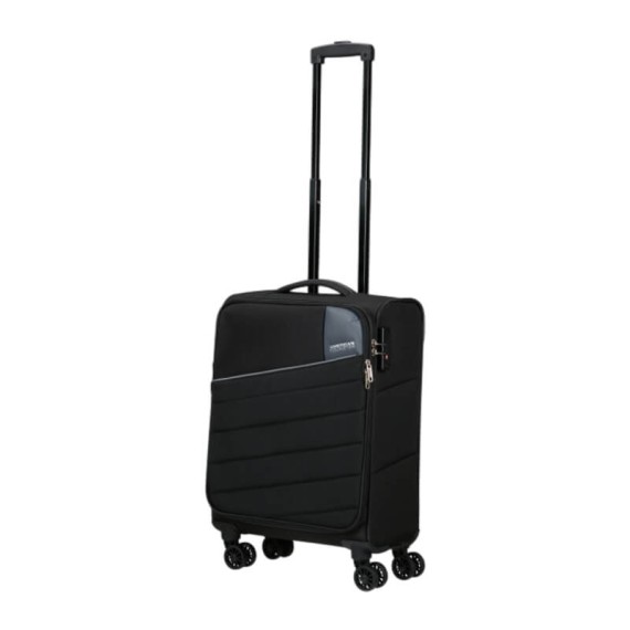 AMERICAN TOURISTER Mala de Cabine 55cm 4R Powertrip Preta | Ref. 92.148776-1041