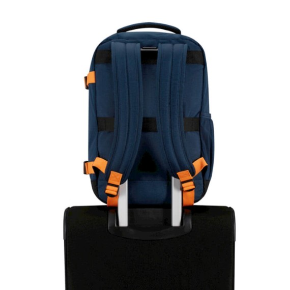 AMERICAN TOURISTER Mochila Cabine Ryanair Take2Cabin Azul/Laranja | Ref. 92.149174-A677