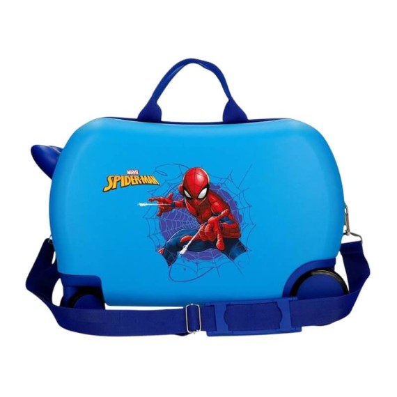 Mala de Viagem Infantil ABS 4R Easyjet SPIDERMAN Action Azul | Ref. 186.4651064