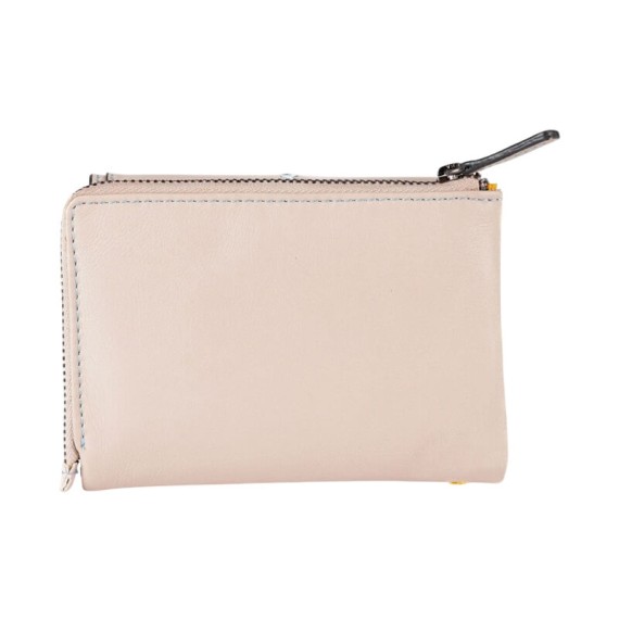 Carteira de Senhora Pequena MATTIES Stitch Deco Bege | Ref. 132.1819033