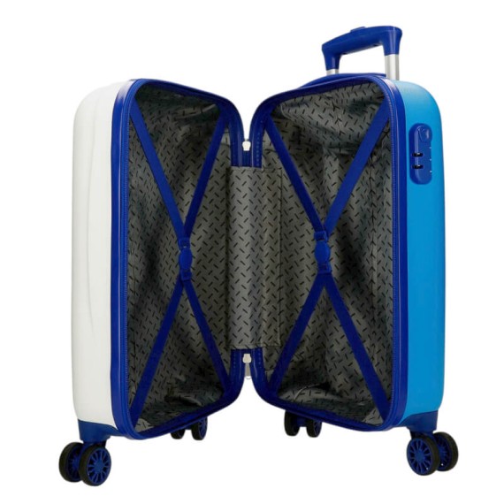 Mala de Cabine 50cm 4R ROLL ROAD Happy Pets my Litte Teddy Branca | Ref. 186.4991341