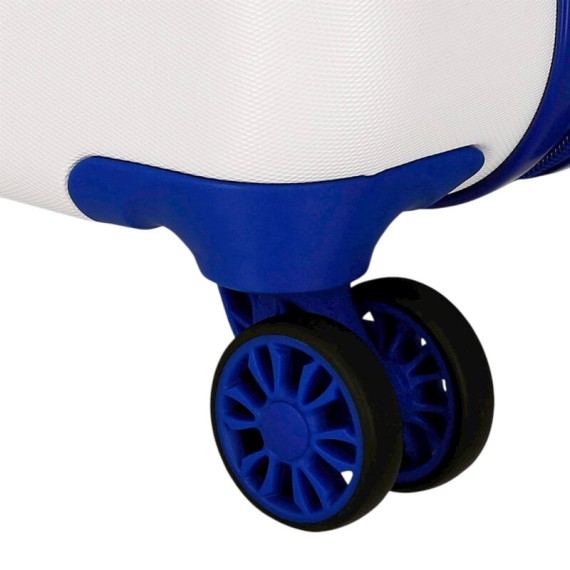 Mala de Cabine 50cm 4R ROLL ROAD Happy Pets my Litte Teddy Branca | Ref. 186.4991341