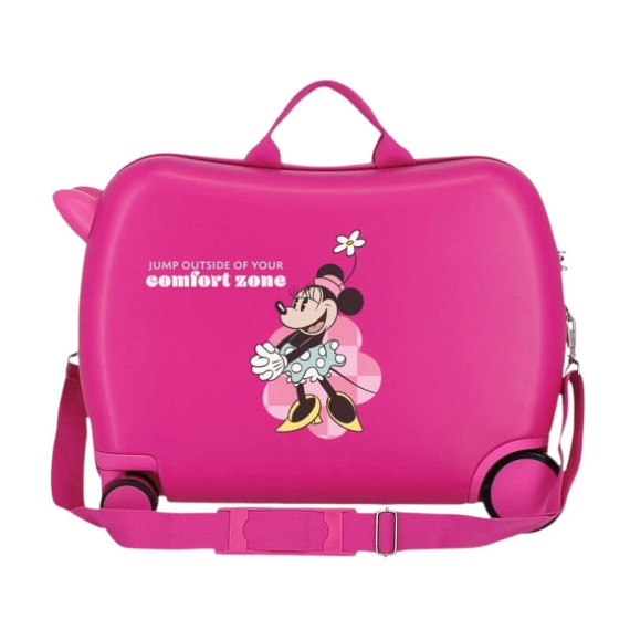 Mala de Viagem Infantil ABS 50cm 4R MINNIE Comfort Zone Fuschia | Ref. 186.4779843 Mala de Viagem Infantil ABS 50cm 4R MINNIE Comfort Zone Fuschia | Ref. 186.4779843