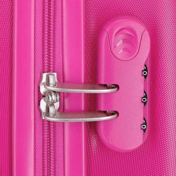 Mala de Viagem Infantil ABS 50cm 4R MINNIE Comfort Zone Fuschia | Ref. 186.4779843 Mala de Viagem Infantil ABS 50cm 4R MINNIE Comfort Zone Fuschia | Ref. 186.4779843