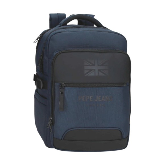 Mochila Adapt. Tablet / Portátil 15.6” PEPE JEANS Bromley 24 Azul | Ref. 186.7062444