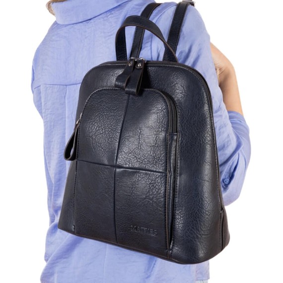 Mochila de Senhora c/ Bolso Frontal MATTIES Serie Mochilas Azul | Ref. 132.2244960