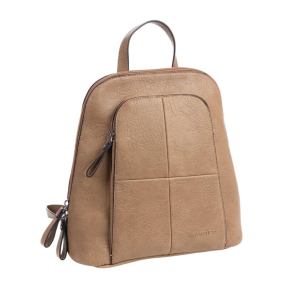 Mochila de Senhora c/ Bolso Frontal MATTIES Serie Mochilas Bege | Ref. 132.2244913