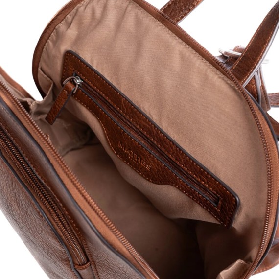 Mochila de Senhora c/ Bolso Frontal MATTIES Serie Mochilas Castanha | Ref. 132.2244980