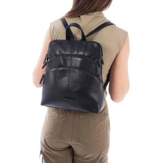 Mochila de Senhora Tripla MATTIES Serie Mochilas Preta | Ref. 132.2244320