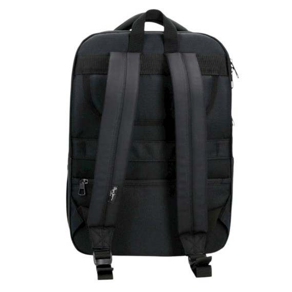 Mochila para Portátil 15.6" Adapt. 2C PEPE JEANS Sail Up Preta | Ref. 186.7172541