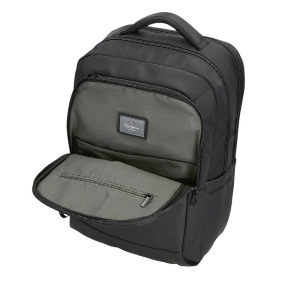 Mochila para Portátil 15.6" Adapt. 2C PEPE JEANS Sail Up Preta | Ref. 186.7172541