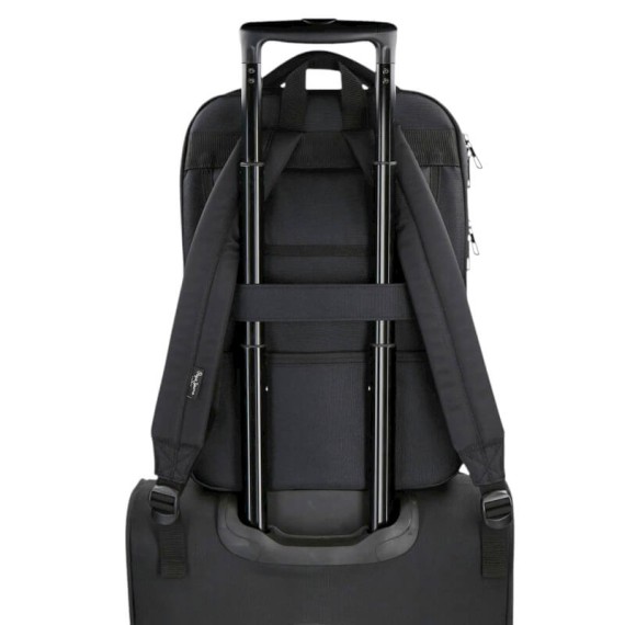 Mochila para Portátil 15.6" Adapt. 2C PEPE JEANS Sail Up Preta | Ref. 186.7172541