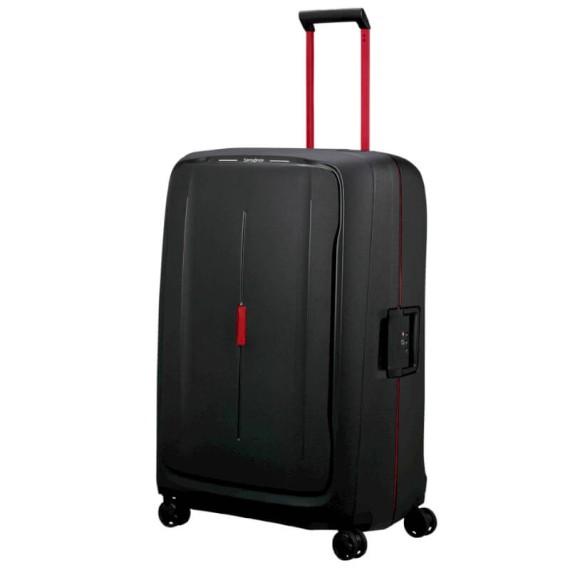 SAMSONITE Mala Viagem / Trolley Gigante 81cm 4R Essens Preto / Vermelho | Ref. 92.152056-1186