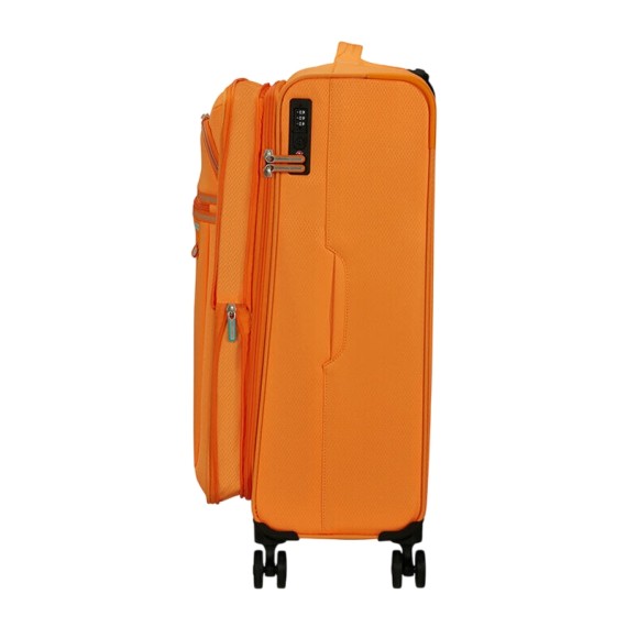 AMERICAN TOURISTER Mala de Viagem Média 69cm 4R Exp. AeroSpin Laranja | Ref. 92.153538-0595