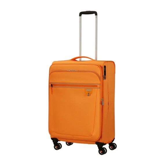AMERICAN TOURISTER Mala de Viagem Média 69cm 4R Exp. AeroSpin Laranja | Ref. 92.153538-0595