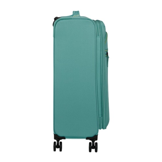 AMERICAN TOURISTER Mala de Viagem Média 69cm 4R Exp. AeroSpin Turquesa | Ref. 92.153538-A644
