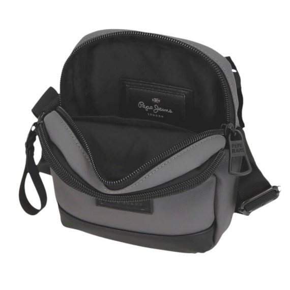 Bolsa de Tiracolo 2C. Pequena PEPE JEANS Hoxton Cinza | Ref. 186.7345133